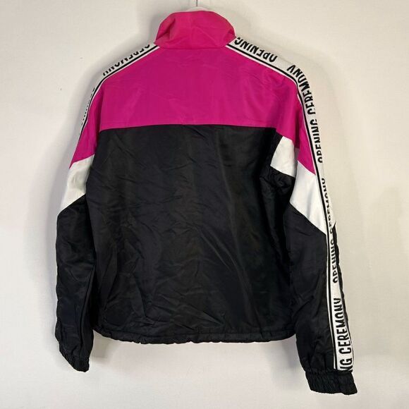 Opening Ceremony Pink and Black Nylon Warm Up Jacket - Picture 4 of 9